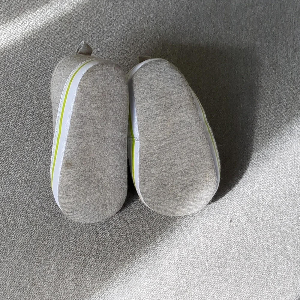 Gray Baby Booties 9 Month
